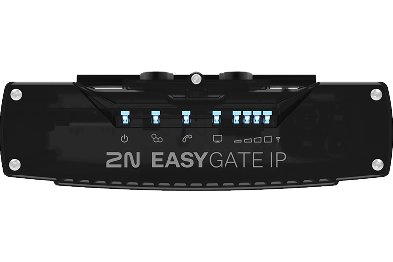 2N EasyGate IP front view, 4G gateway for connecting elevator communicators to mobile networks