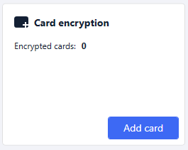 Card encryption screen in PICard Commander