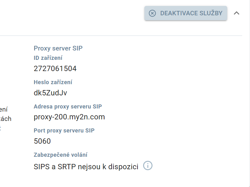 MY2N information about device