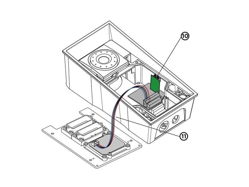 IP intercom, installation of IP Force, step 3
