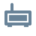 Rectangular shape with a smaller rectangle inside and a line extending from the left side, Devices Icon for 2N Elevator Center