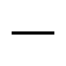 Single horizontal dash line, Minus Icon for 2N Indoor Compact