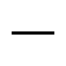 Single horizontal dash line, Minus Icon for 2N Indoor Compact
