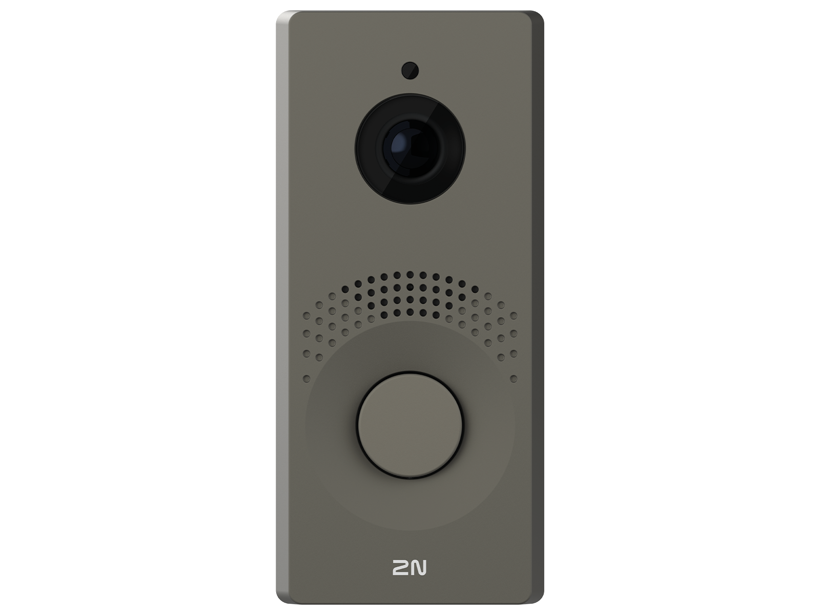 2N IP One Flush Box Front View Bronze