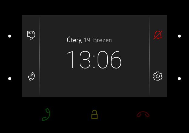 DND Mode Screen of 2N Indoor Compact Indoor Station