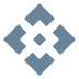 Diamond shape in the center with four smaller arrow like shapes pointing away from it positioned around it top, bottom, left, right, Partner API Security Keys Icon for 2N Elevator Center