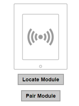 Localize and pair modules screen in PICard Commander