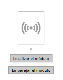 Localize and pair modules screen in PICard Commander