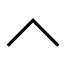 Upward facing triangle arrow, Arrow Up Icon for 2N Indoor Compact