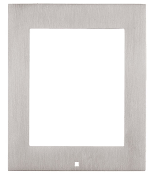 Surface-Mount Frame for Wall Installation, One Module, Silver