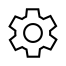 Six toothed gear, 2N Wi-Fi Indoor View settings icon