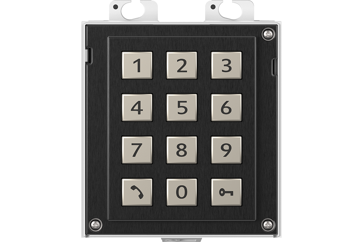 2N IP Verso Module with mechanical keypad Black