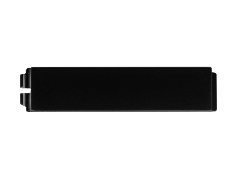 Single Button Cover Cap Black