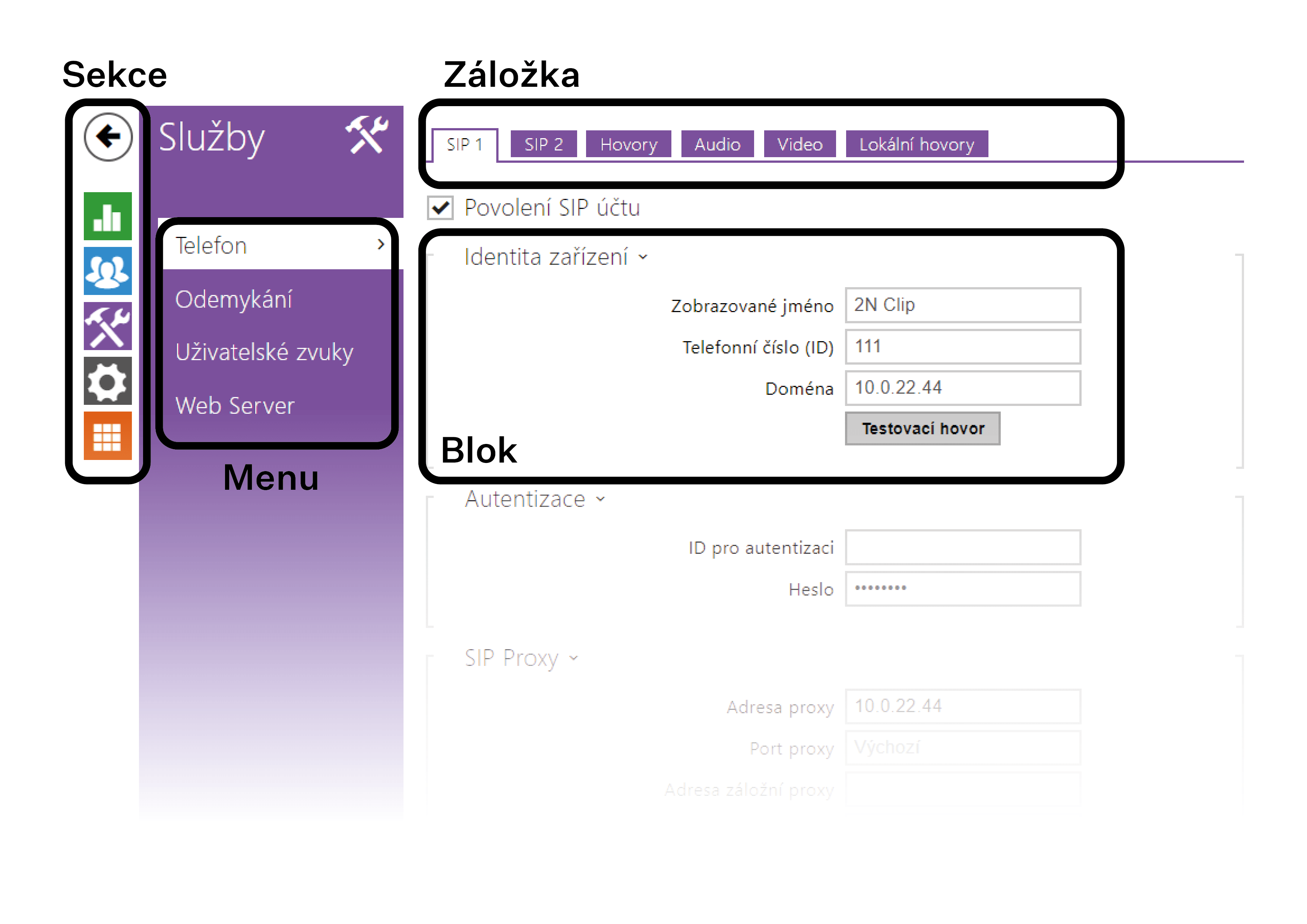 Navigation in 2N OS