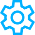 Six toothed gear, Settings Icon in 2N Sentrio Lobby