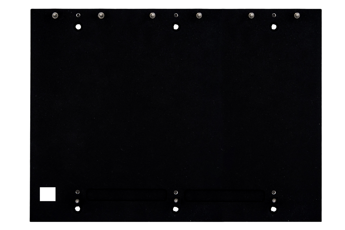 Mounting Pad for Three Double Modules Side by Side
