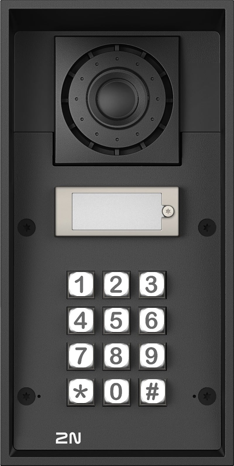 2N IP Force Intercom Main Unit with 1 Button and Keypad HD