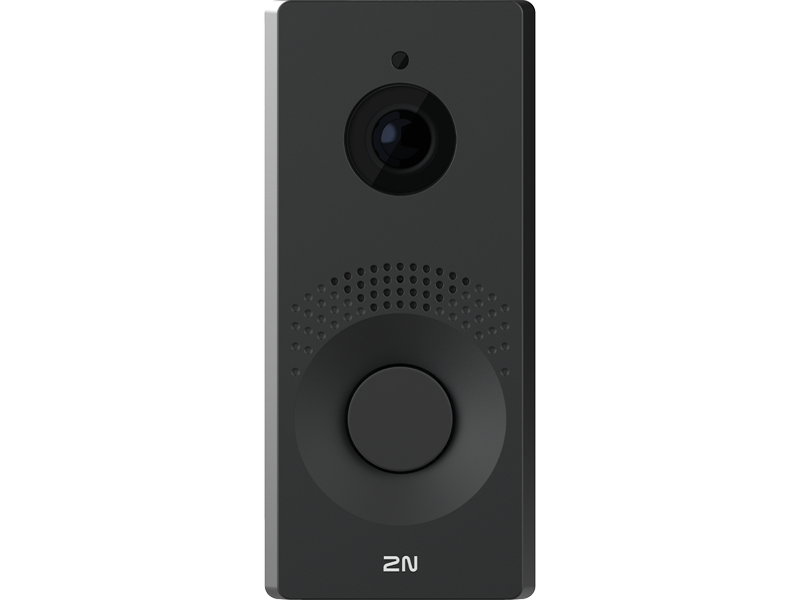 2N IP One Flush Box Front View Black