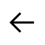 Left-pointing arrow, Go Back Icon for 2N Indoor Compact