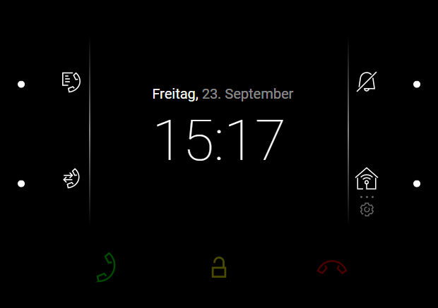 Home Screen of 2N Indoor Compact Indoor Station