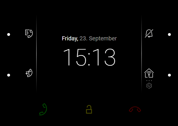 Home Screen of 2N Indoor Compact Indoor Station