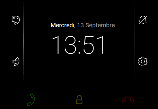 Home Screen of 2N Indoor Compact Indoor Station