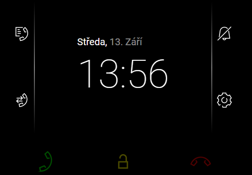 Home Screen of 2N Indoor Compact Indoor Station