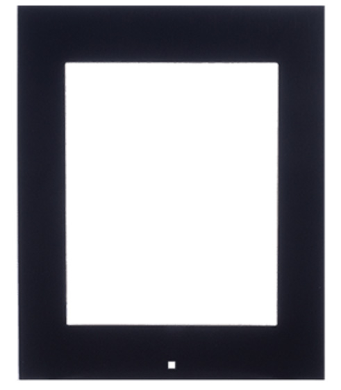 Surface-Mount Frame for Wall Installation, One Module, Black