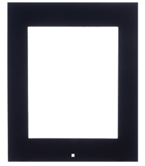 Surface-Mount Frame for Wall Installation, One Module, Black